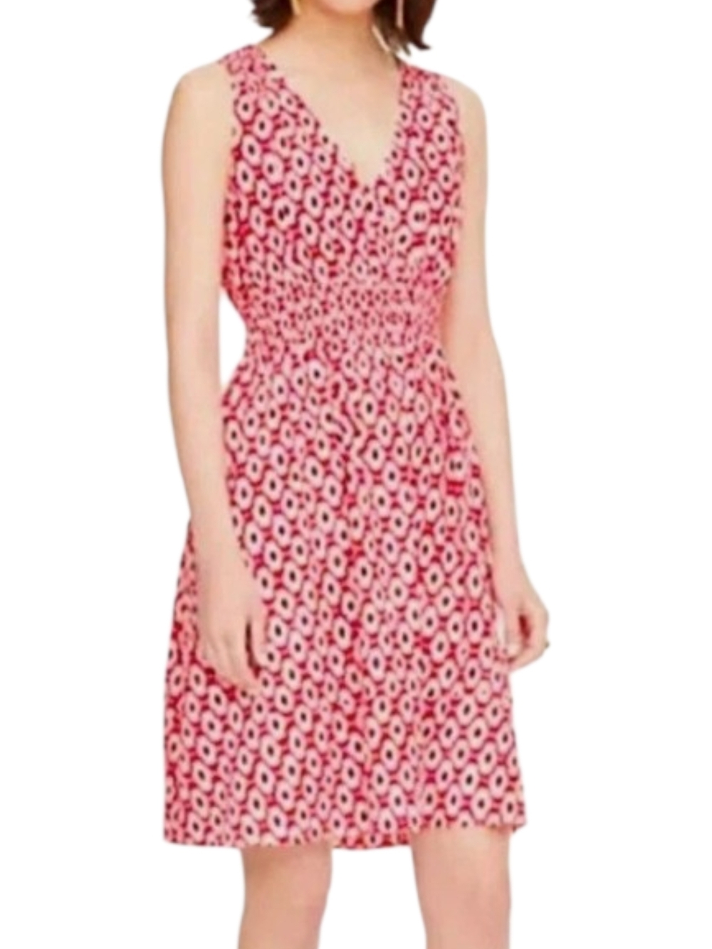 Kate Spade Posy Ikat Silk Dress
